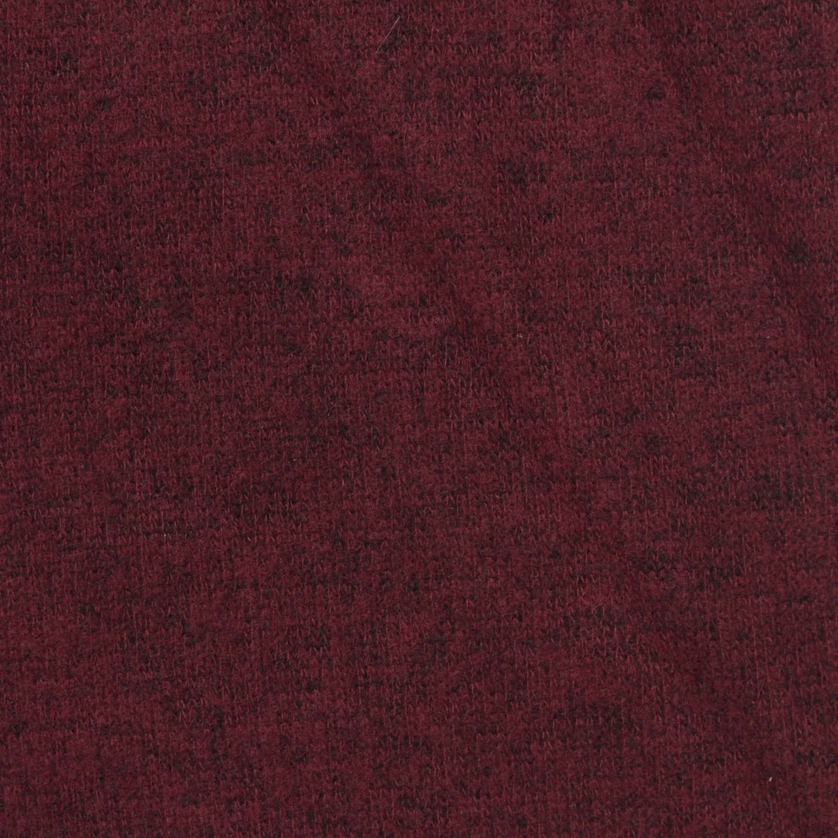 Dark Red Marl Chunky Knit, Viscose-Poly, 170 gsm