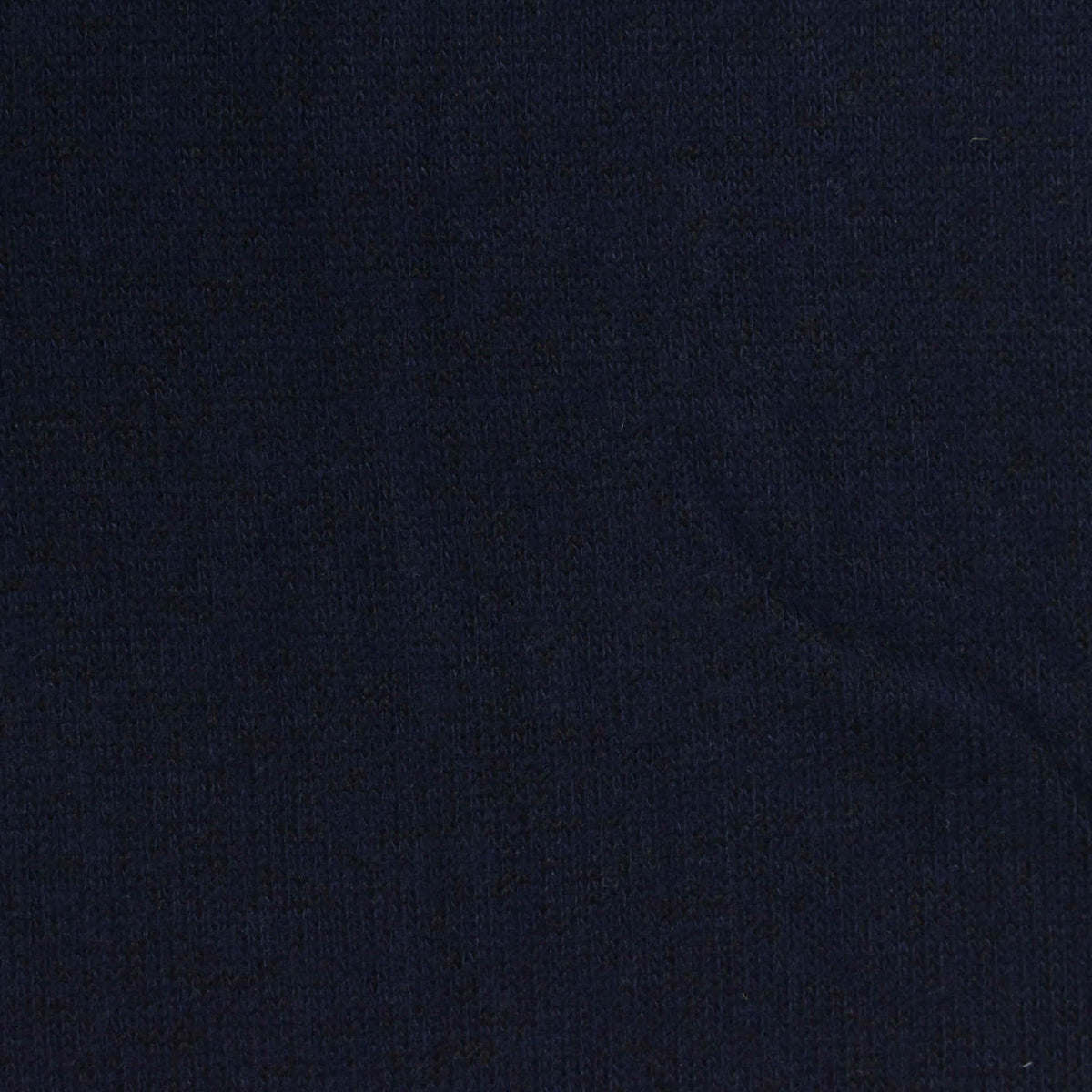 Brushed Viscose Polyester Stretch Chunky Knit Fabric, 200 gsm, 170 cm — Navy