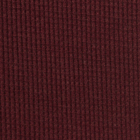 Viscose Polyester Blend Waffle Knit Fabric, 320 gsm, 150 cm — Red
