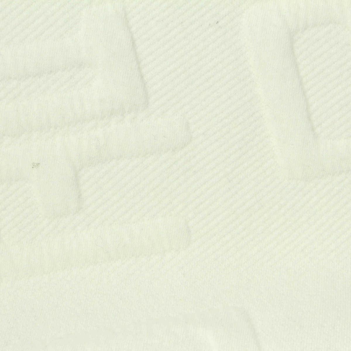 Cream Tone-on-Tone French Terry, Poly-Cotton