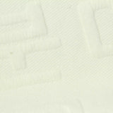 Cream Tone-on-Tone French Terry, Poly-Cotton