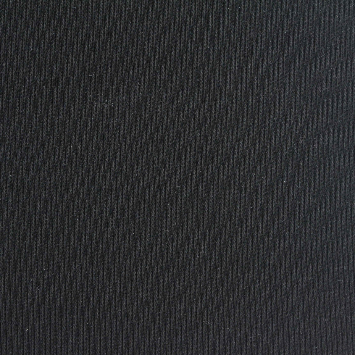 Tencel Lyocell Stretch Rib Knit Fabric, 260 gsm, 150 cm — Black