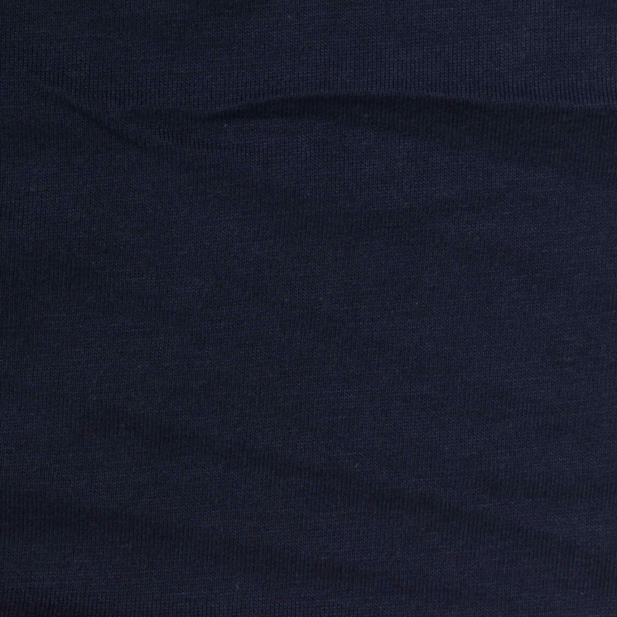 Polyester Cotton Jersey Knit Fabric, 160 gsm, 150 cm — Navy