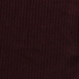 Brushed Polyester Stretch Rib Knit Fabric, 210 gsm, 160 cm — Red