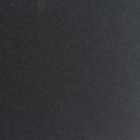 Viscose Nylon Stretch Ponte Knit Fabric, 380 gsm, 155 cm — Black, ref EF-271487
