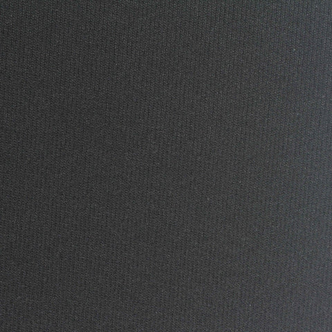 Polyester Stretch ITY Knit Fabric, 370 gsm, 160 cm — Black