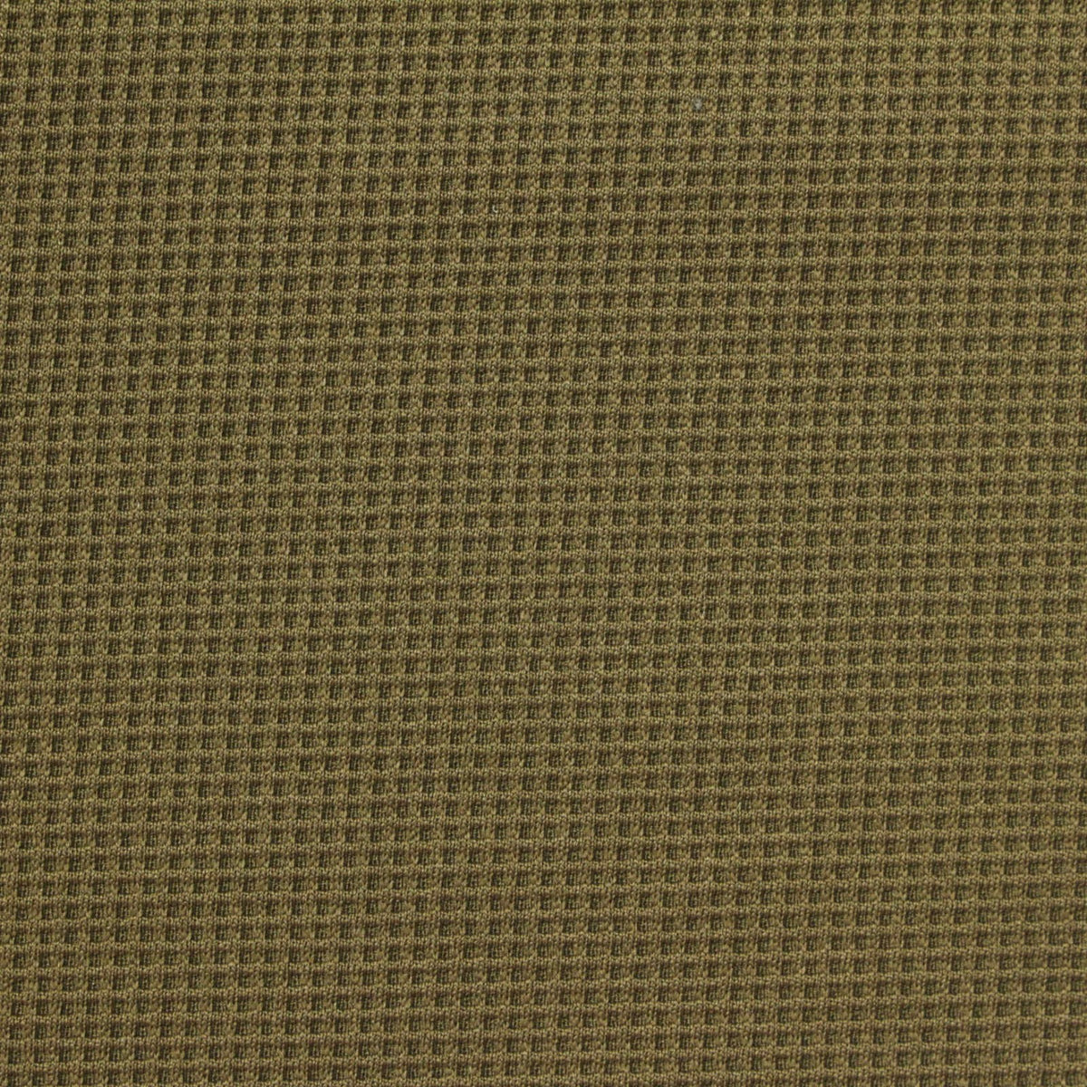 Polyester Stretch Waffle Knit Fabric, 310 gsm, 175 cm — Khaki