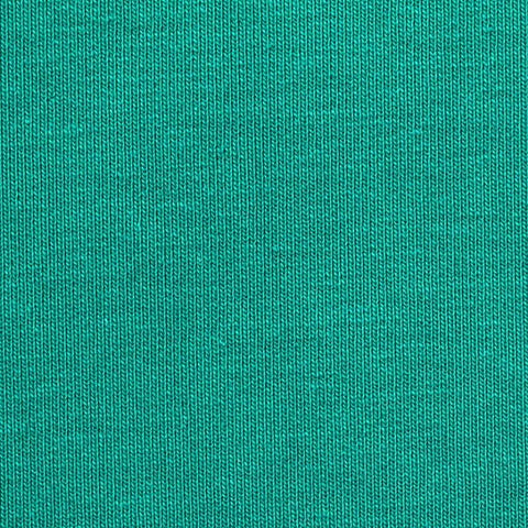 Polyester Cotton Stretch Scuba Knit Fabric, 360 gsm, 160 cm — Green