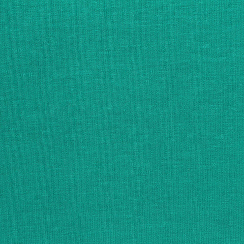 Polyester Cotton Stretch Scuba Knit Fabric, 360 gsm, 160 cm — Green