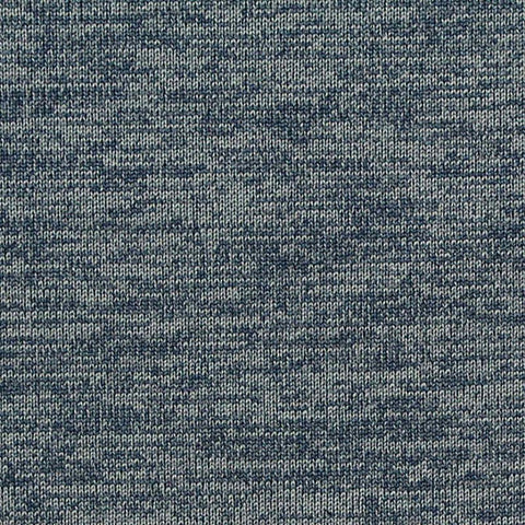 Blue Marl Interlock Knit, Polyester, 270 gsm