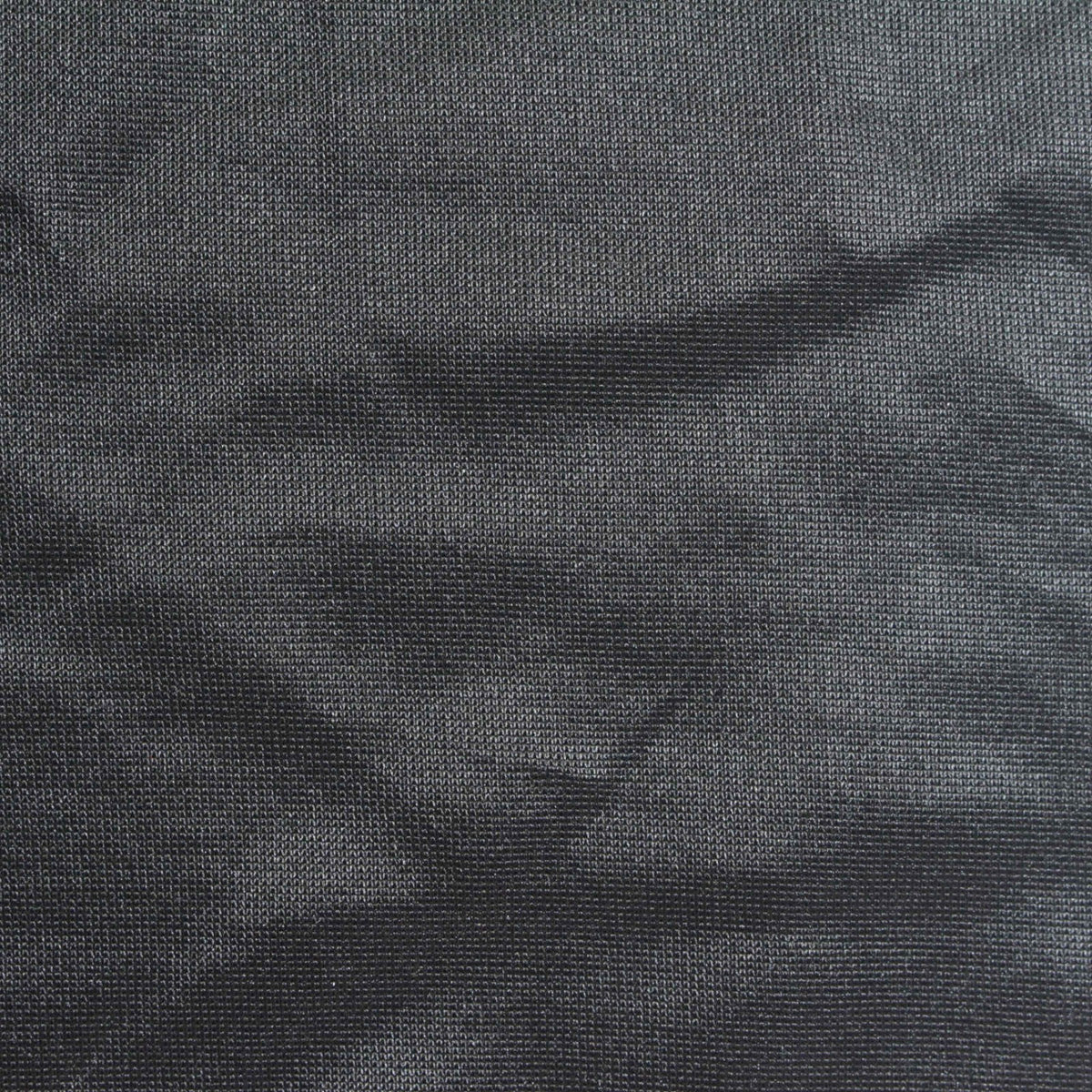 Dark Grey Heathered-Marl Scuba Knit, Poly-Cotton, 226 gsm