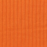 Polyester Viscose Rib Knit Fabric, 150 gsm, 155 cm — Orange
