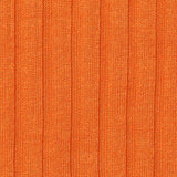 Polyester Viscose Rib Knit Fabric, 150 gsm, 155 cm — Orange — texture