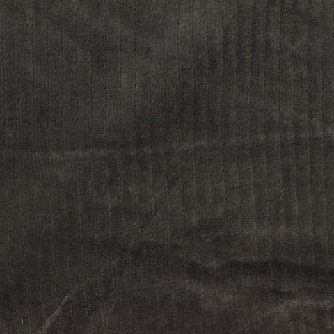 Cotton Polyester Stretch Corduroy Fabric, 300 gsm — Grey