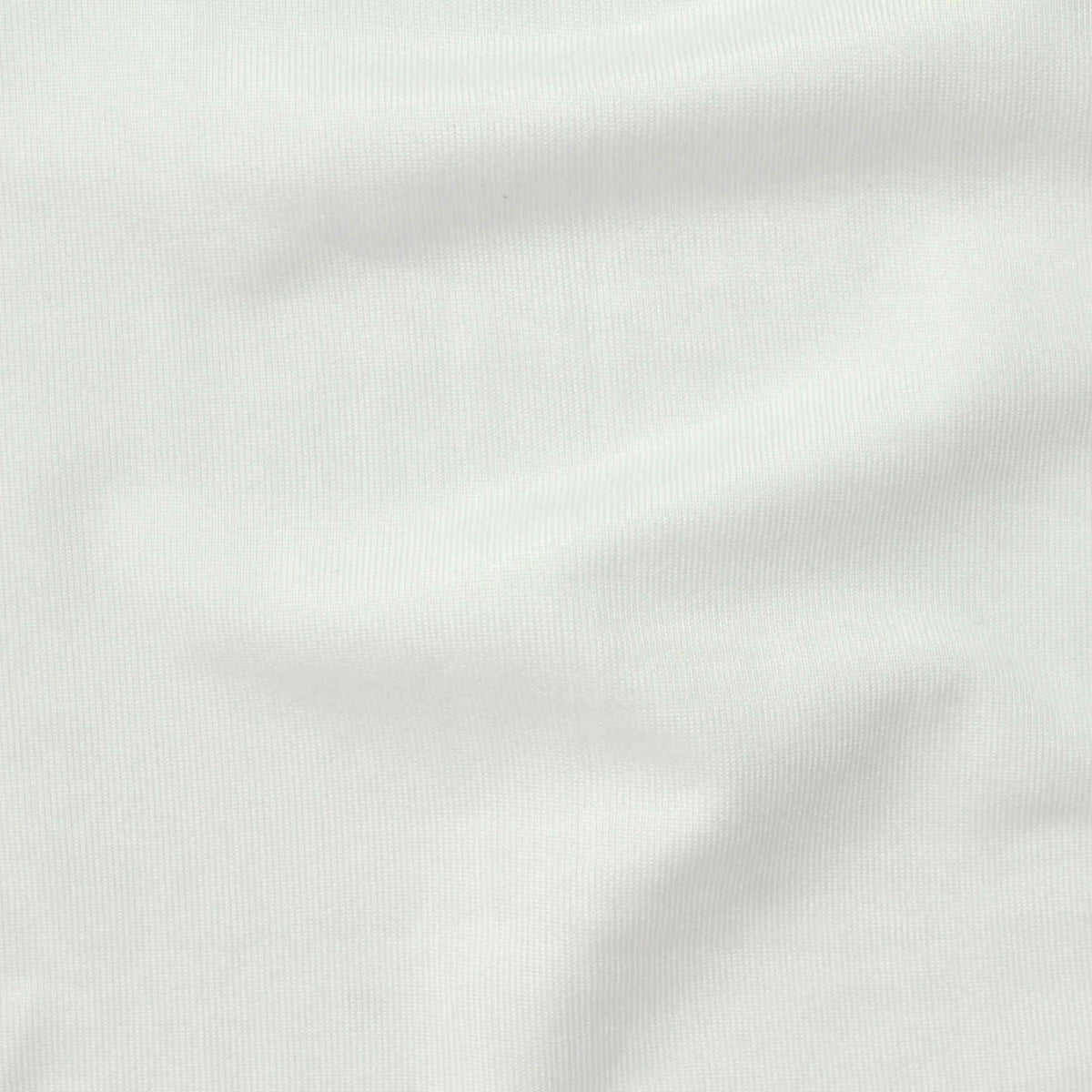 Polyester Stretch Milk Silk Knit Fabric, 155 gsm, 160 cm — White