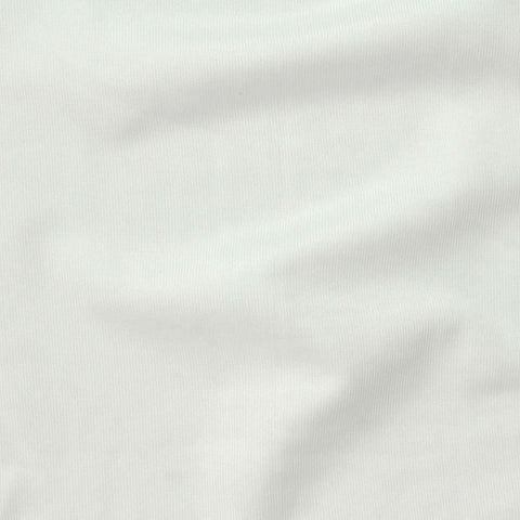 Polyester Stretch Milk Silk Knit Fabric, 155 gsm, 160 cm — White