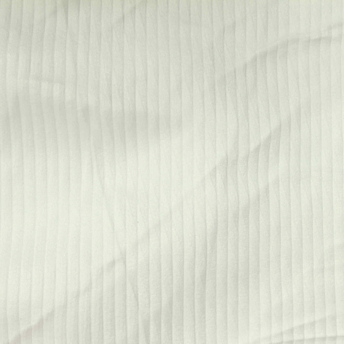 Off-White Rib Knit, Poly-Spandex