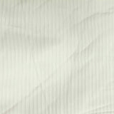 Polyester Stretch Rib Knit Fabric, 300 gsm, 150 cm — White