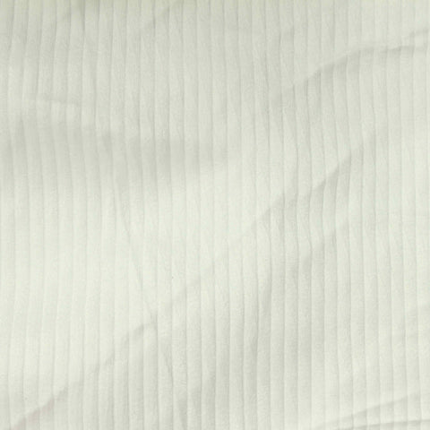 Off-White Rib Knit, Poly-Spandex
