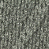 Heather Grey Marl Rib Knit, Poly-Viscose — texture