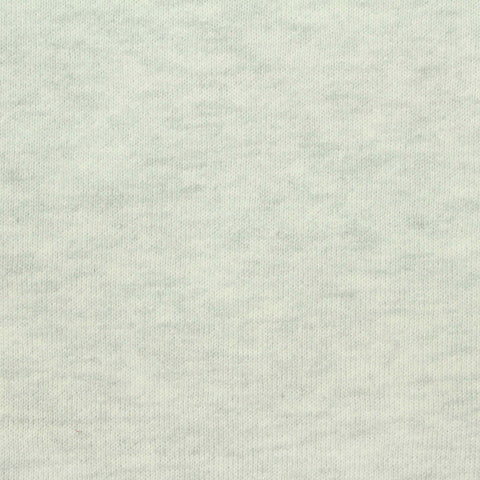 Heather Brushed Cotton Polyester French Terry Fabric, 320 gsm, 180 cm — Grey