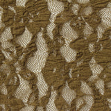 Brown Abstract Lace, Polyester