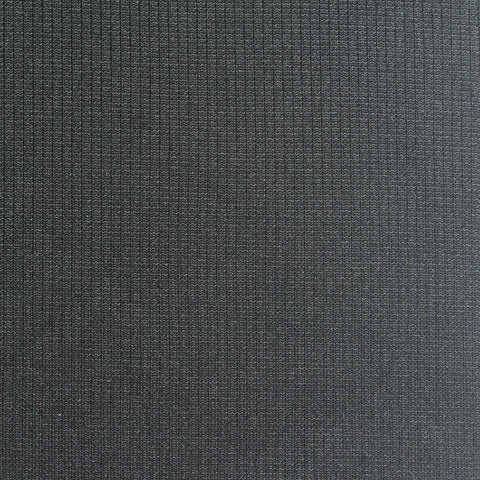 Heather Polyester Stretch Rib Knit Fabric, 450 gsm, 168 cm — Grey