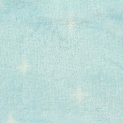 Light Blue Subtle-Star Fleece, Polyester