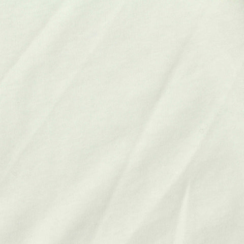 100% Cotton Jersey Knit Fabric, 120 gsm, 165 cm — White