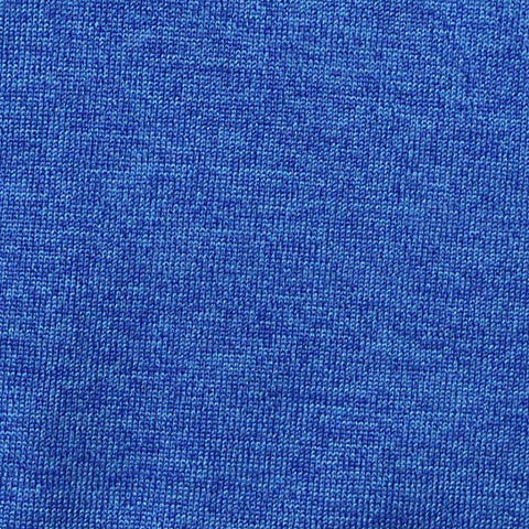 Heathered Blue Marl Jersey Knit, Polyester, 175 gsm