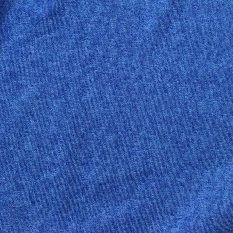 Heathered Blue Marl Jersey Knit, Polyester, 175 gsm