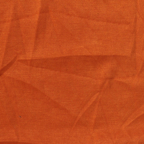 Cotton Polyester Stretch Jersey Knit Fabric, 224 gsm, 166 cm — Orange