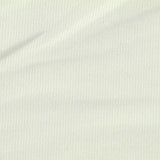 Polyester Stretch Rib Knit Fabric, 250 gsm, 162 cm — White — texture