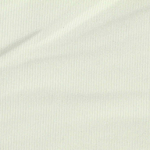 Off-White Rib Knit, Polyester