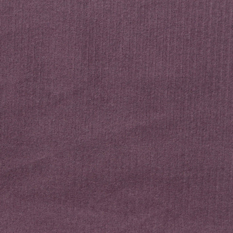 Brushed Cotton Viscose Stretch Rib Knit Fabric, 260 gsm, 154 cm — Purple