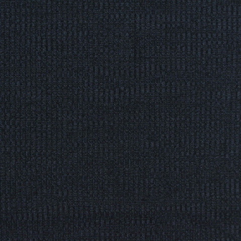 Polyester Stretch Rib Knit Fabric, 240 gsm, 173 cm — Navy