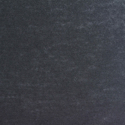 Dark Grey Heather Jersey Knit, Polyester, 141 gsm