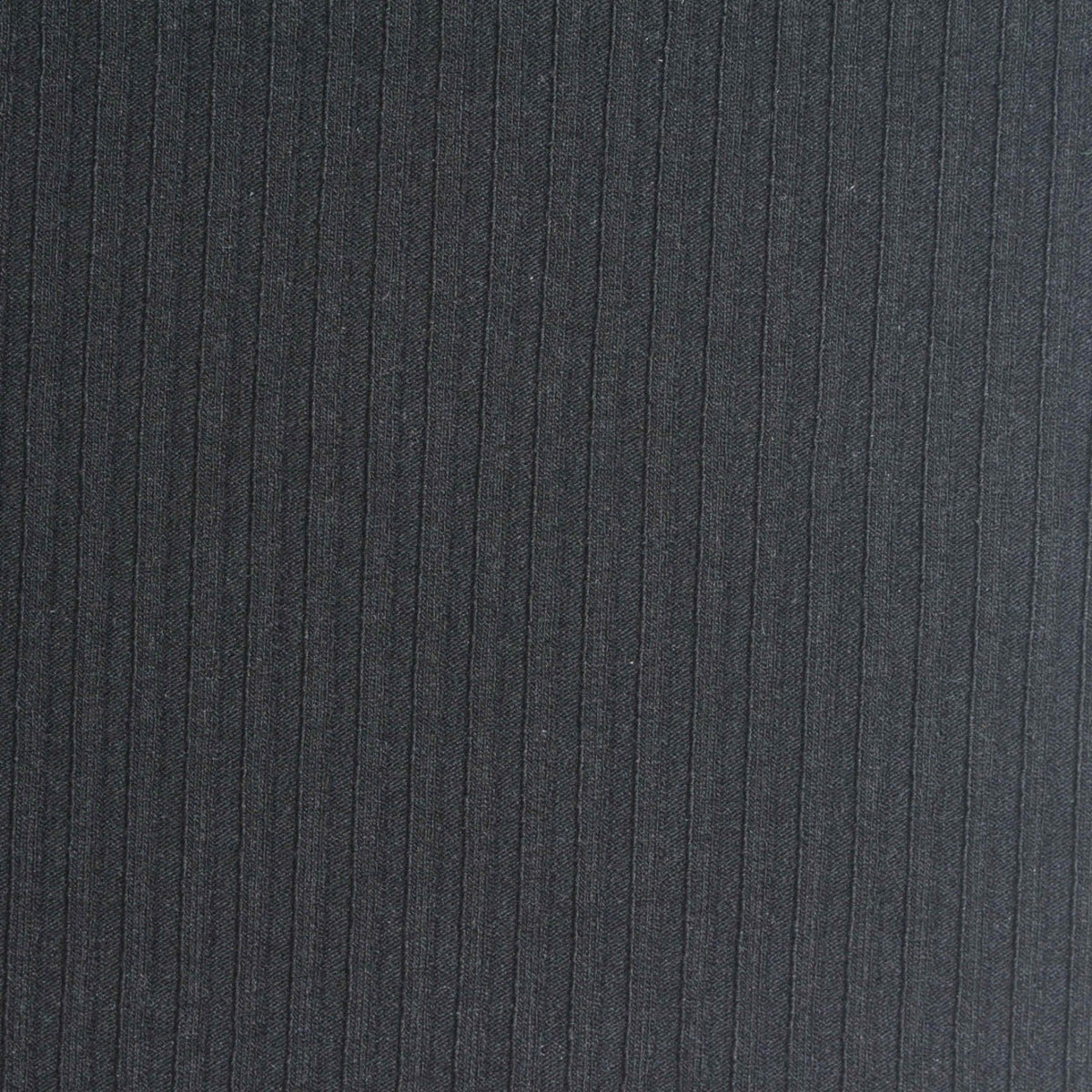 Polyester Viscose Stretch Rib Knit Fabric, 322 gsm, 138 cm — Grey