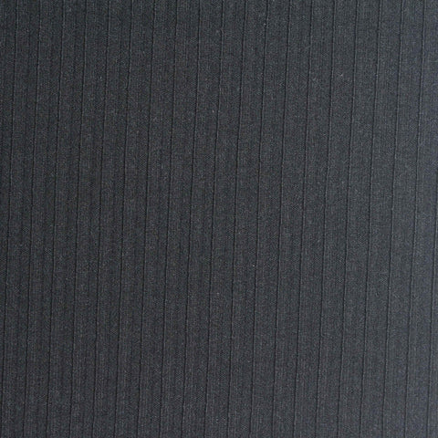 Polyester Viscose Stretch Rib Knit Fabric, 322 gsm, 138 cm — Grey