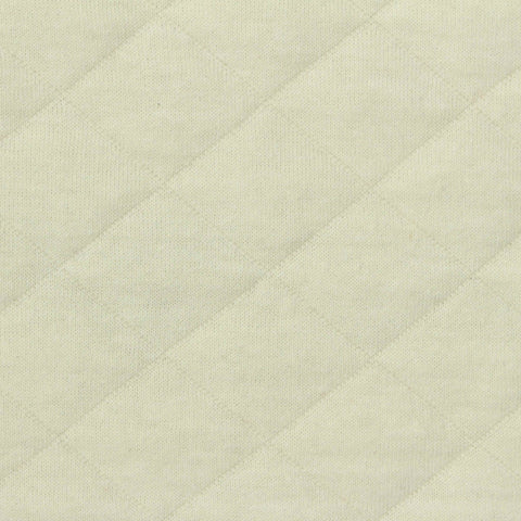 Jacquard Polyester Cotton French Terry Fabric, 337 gsm, 154 cm — Beige