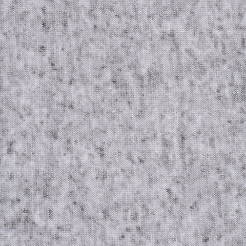 Light Grey Marl Jersey Knit, Poly-Linen