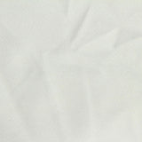 Brushed Polyester Cotton French Terry Fabric, 233 gsm, 186 cm — White