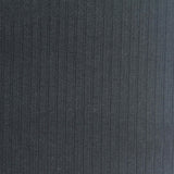 Polyester Viscose Stretch Rib Knit Fabric, 320 gsm, 140 cm — Grey