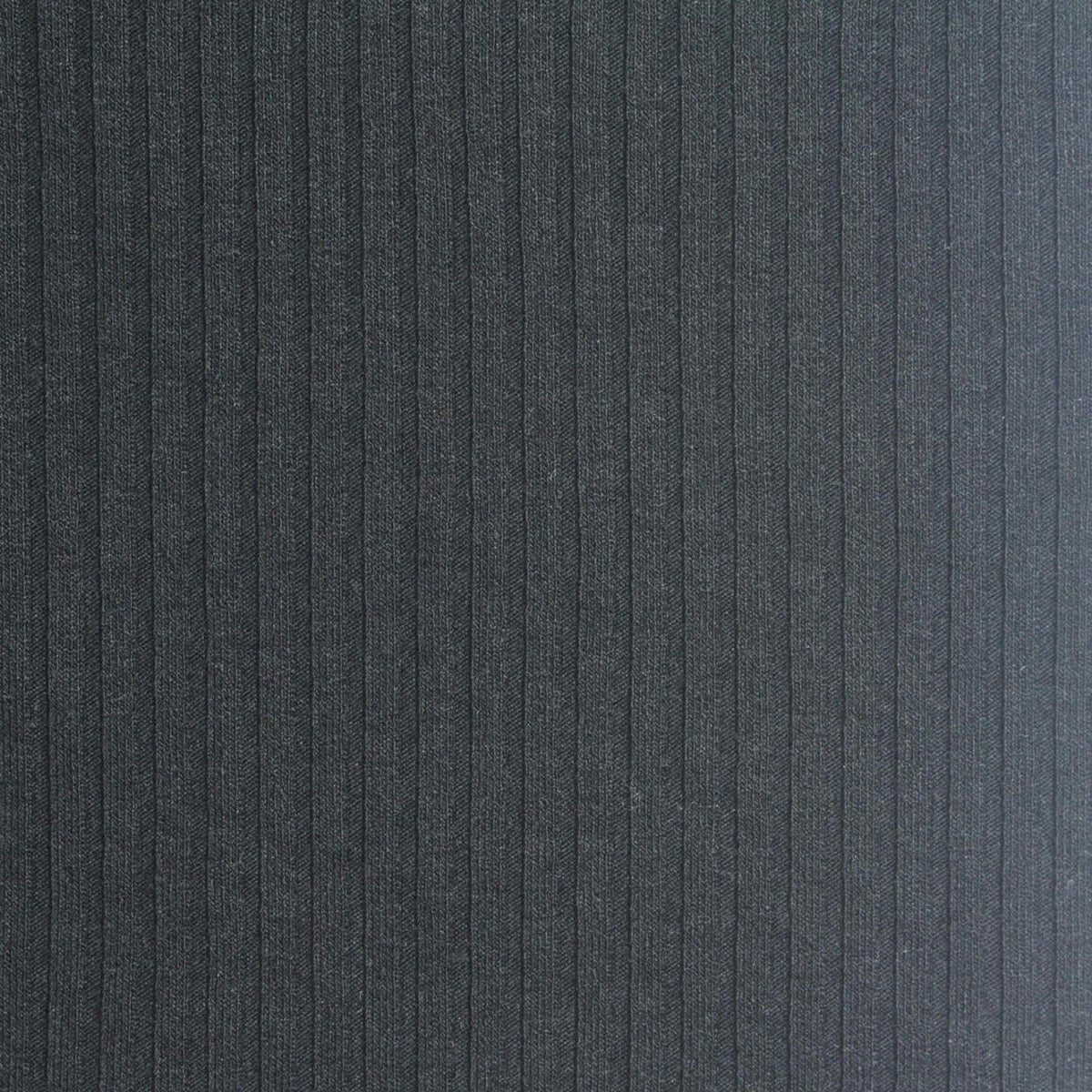 Dark Grey Marl Rib Knit, Polyester, 328 gsm