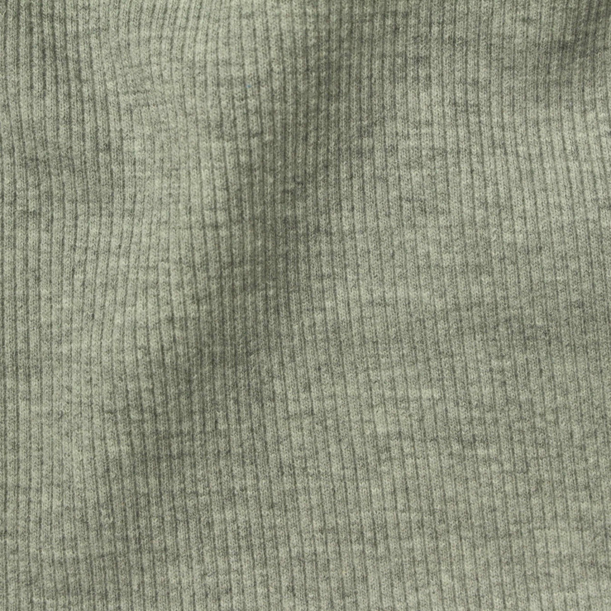 Sage Heather Rib Knit, Poly-Cotton