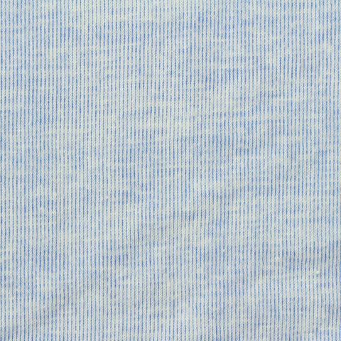 Light Blue Marl Jersey Knit, Cotton-Poly, 168 gsm