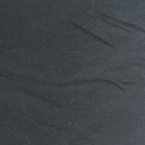 Cotton Stretch Rib Knit Fabric, 287 gsm, 180 cm — Grey
