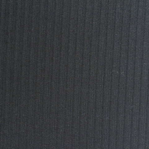 Light Grey Pinstripe Rib Knit, Poly-Viscose
