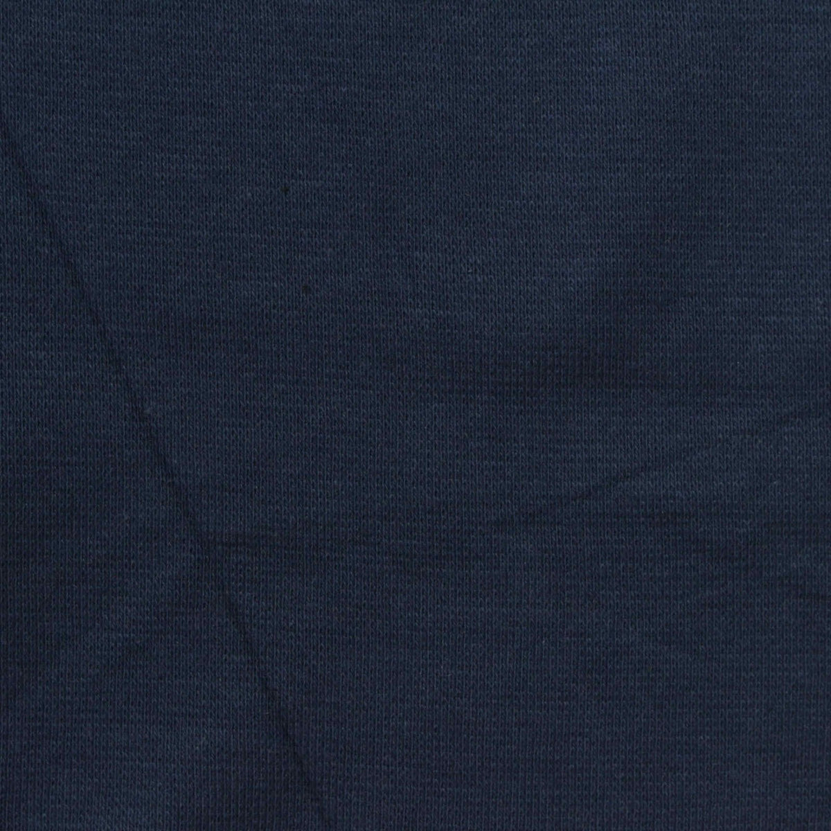 Cotton Stretch Rib Knit Fabric, 220 gsm, 166 cm — Navy