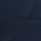 Cotton Stretch Rib Knit Fabric, 220 gsm, 166 cm — Navy